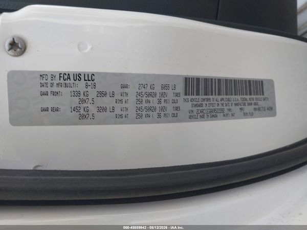 2019 CHRYSLER PACIFICA TOURING L PLUS