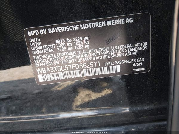 2015 BMW 328I GRAN TURISMO XDRIVE