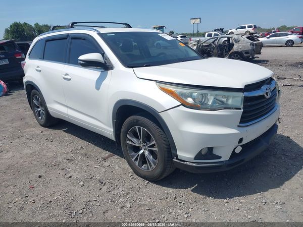 2016 TOYOTA HIGHLANDER XLE V6