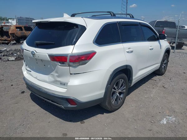 2016 TOYOTA HIGHLANDER XLE V6