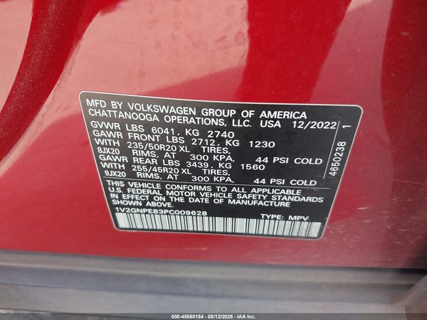 2023 VOLKSWAGEN ID.4 AWD PRO S/AWD PRO S PLUS — I9