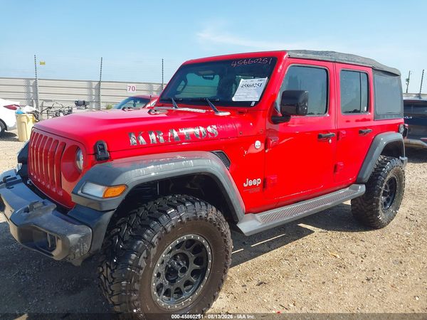 2019 JEEP WRANGLER UNLIMITED SPORT 4X4