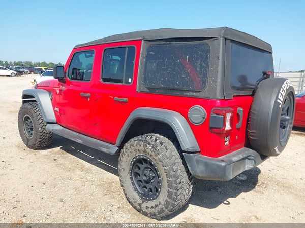 2019 JEEP WRANGLER UNLIMITED SPORT 4X4