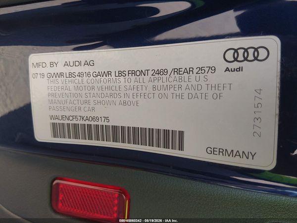 2019 AUDI A5 45 PREMIUM