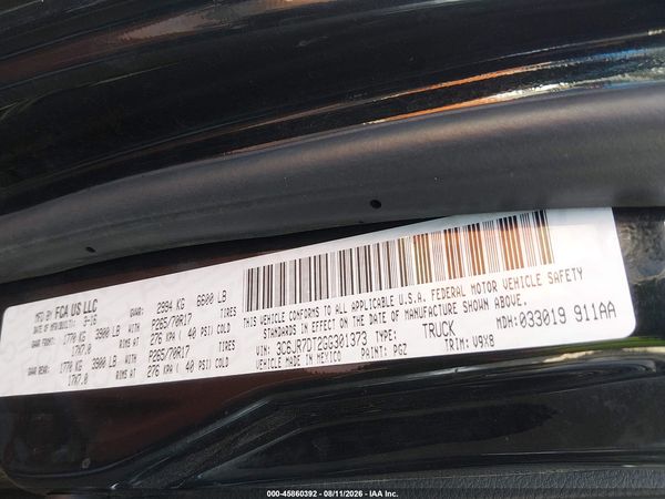 2016 RAM 1500 TRADESMAN