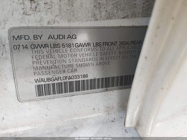 2015 AUDI S4 3.0T PREMIUM PLUS