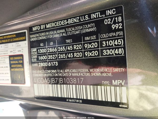 2018 MERCEDES-BENZ GLE 350 GLE350