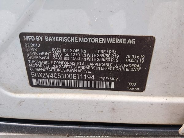 2013 BMW X5