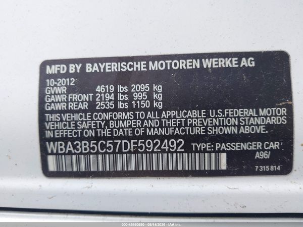 2013 BMW 328I XDRIVE