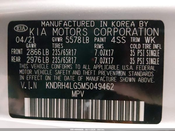 2021 KIA SORENTO HYBRID EX