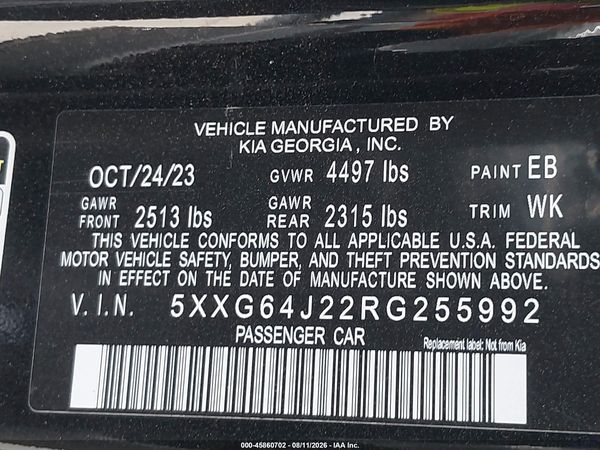 2024 KIA K5 GT-LINE