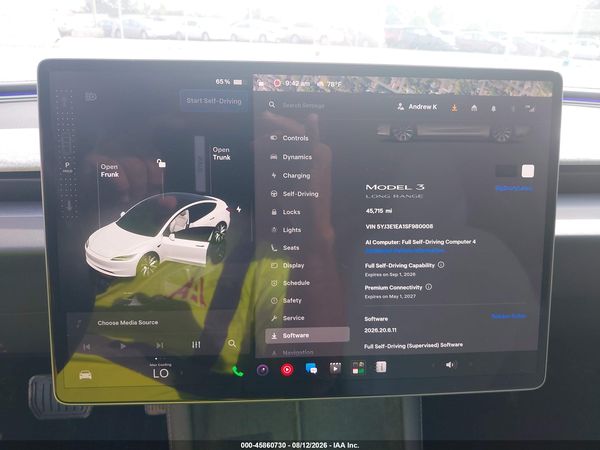 2025 TESLA MODEL 3