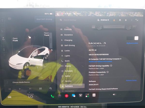 2025 TESLA MODEL 3