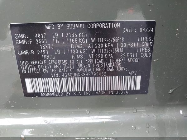 2024 SUBARU CROSSTREK LIMITED