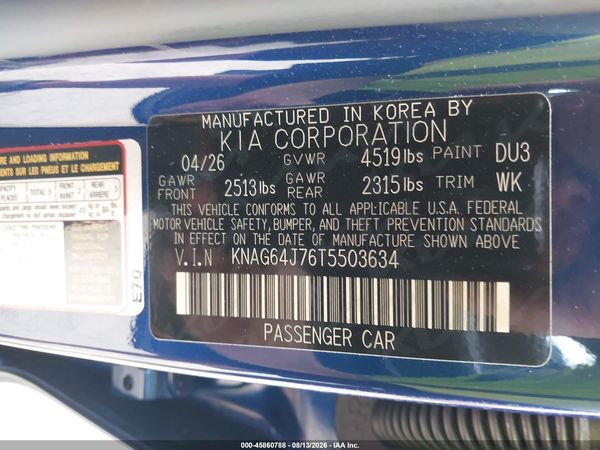2026 KIA K5 GT-LINE AWD