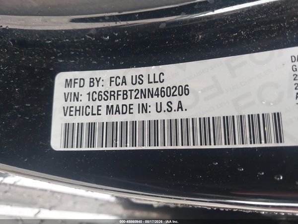 2022 RAM 1500 BIG HORN/LONE STAR