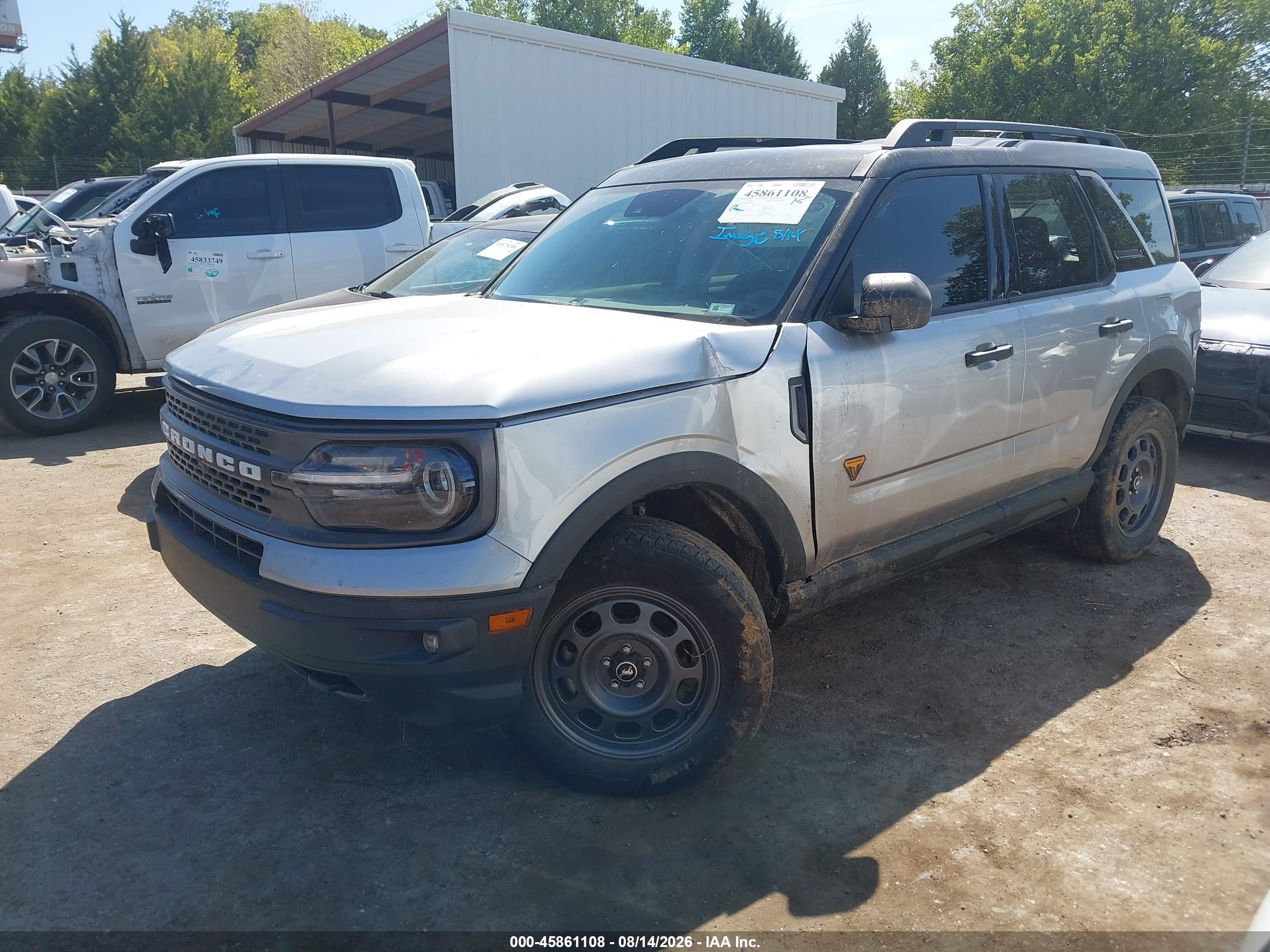 2021 FORD BRONCO SPORT BADLANDS — I2