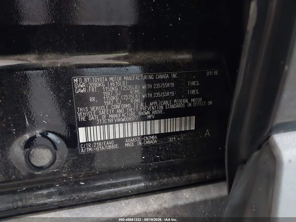 2019 TOYOTA RAV4 XLE PREMIUM