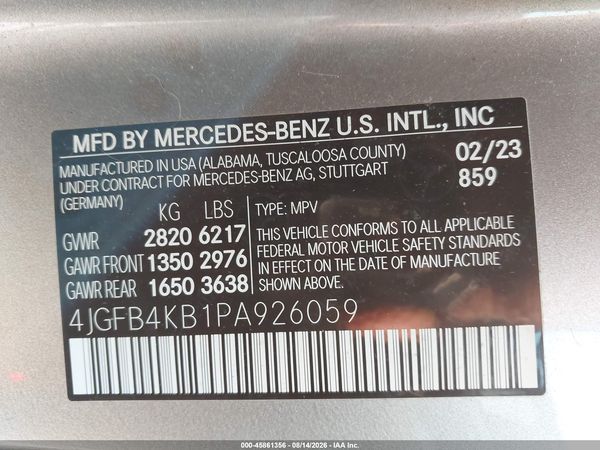 2023 MERCEDES-BENZ GLE 350 4MATIC