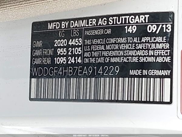 2014 MERCEDES-BENZ C 250 SPORT