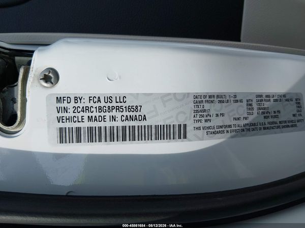 2023 CHRYSLER PACIFICA TOURING L