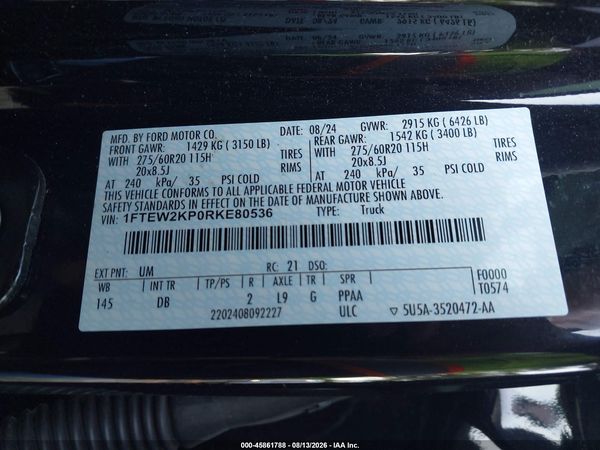 2024 FORD F-150 STX