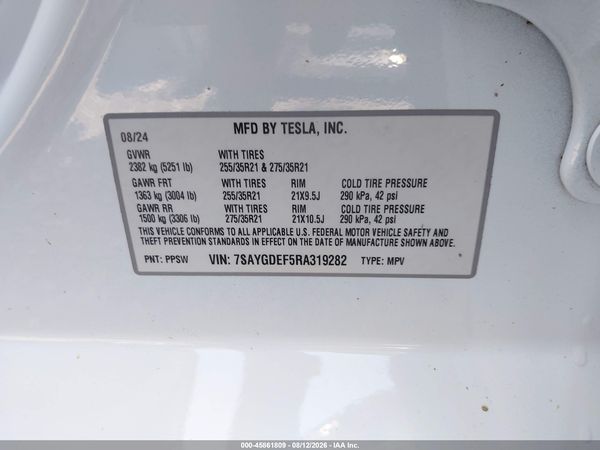 2024 TESLA MODEL Y