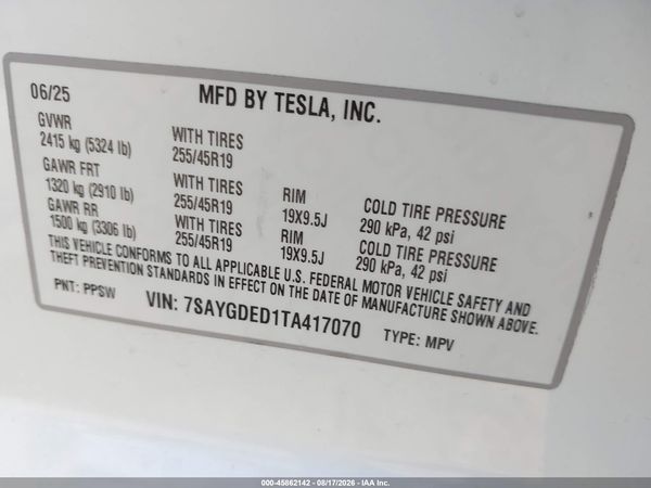 2026 TESLA MODEL Y PREMIUM/REAR-WHEEL DRIVE