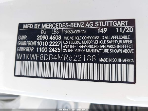 2021 MERCEDES-BENZ C 300 SEDAN