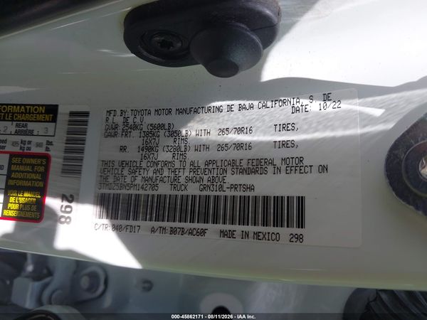 2023 TOYOTA TACOMA TRD OFF ROAD