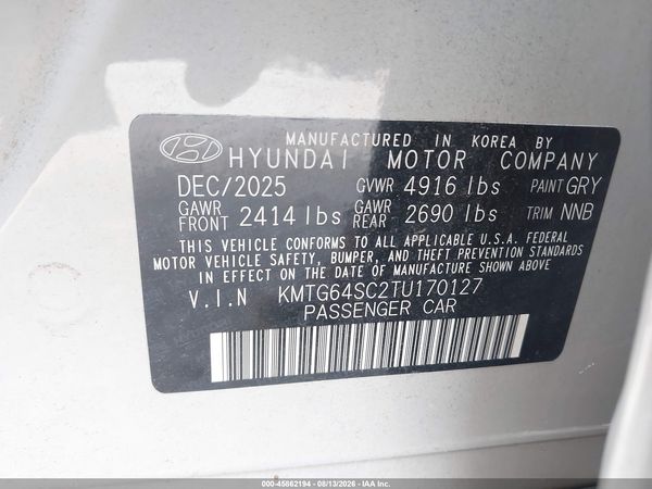 2026 GENESIS G70 2.5T AWD