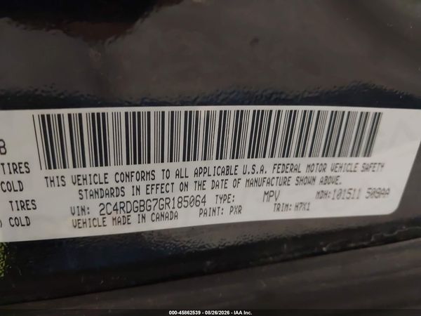 2016 DODGE GRAND CARAVAN AMERICAN VALUE PKG