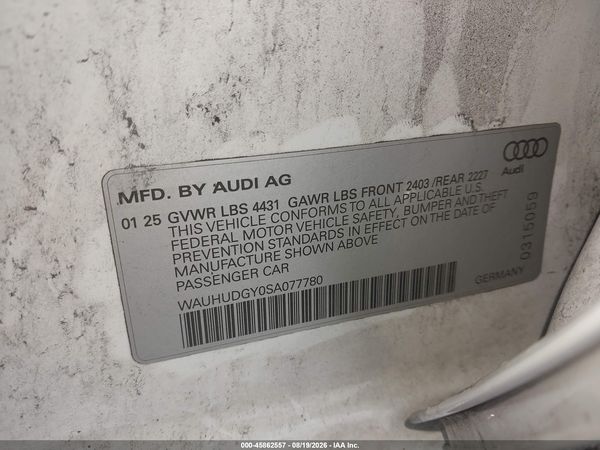 2025 AUDI A3