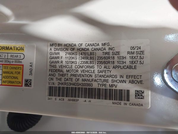 2025 HONDA CR-V EX 2WD