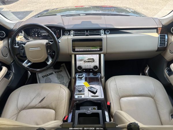 2019 LAND ROVER RANGE ROVER 3.0L V6 SUPERCHARGED HSE