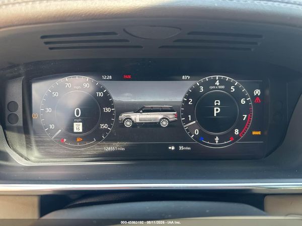 2019 LAND ROVER RANGE ROVER 3.0L V6 SUPERCHARGED HSE