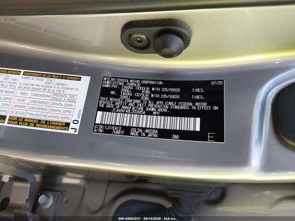 2020 LEXUS RX 350L 350L Premium