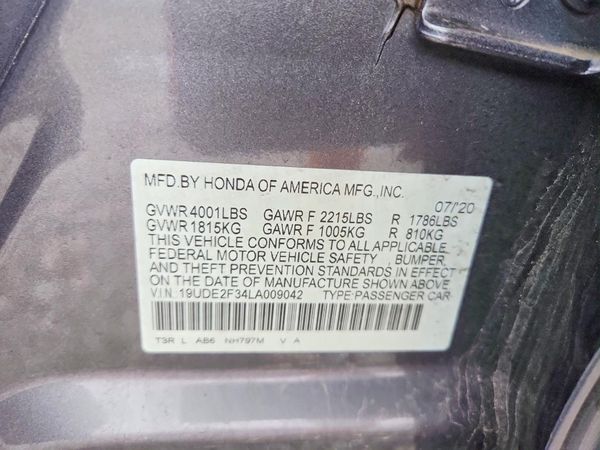 2020 ACURA ILX Base/Acura Watch Plus
