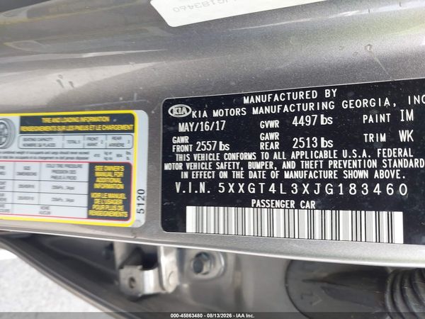 2018 KIA OPTIMA LX