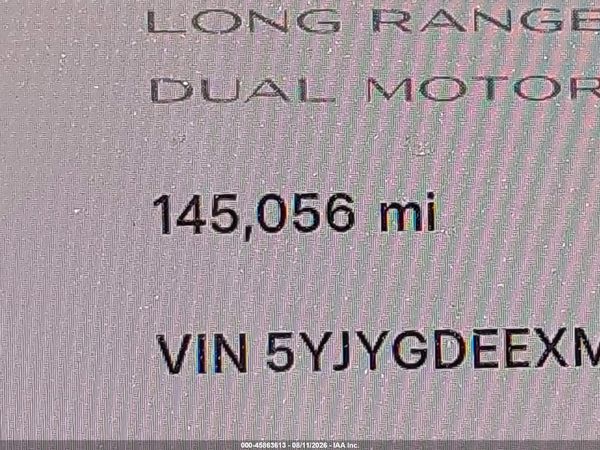 2021 TESLA MODEL Y