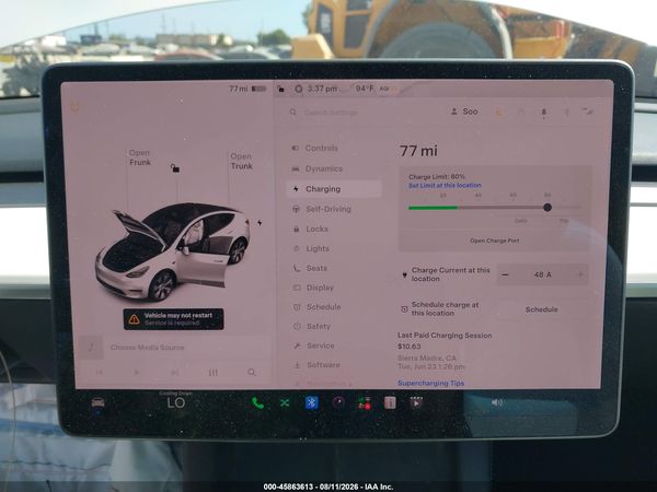 2021 TESLA MODEL Y