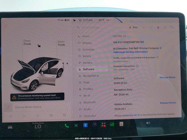 2021 TESLA MODEL Y