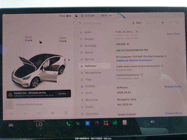 2021 TESLA MODEL Y