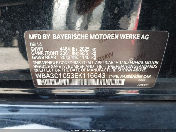 2014 BMW 328I