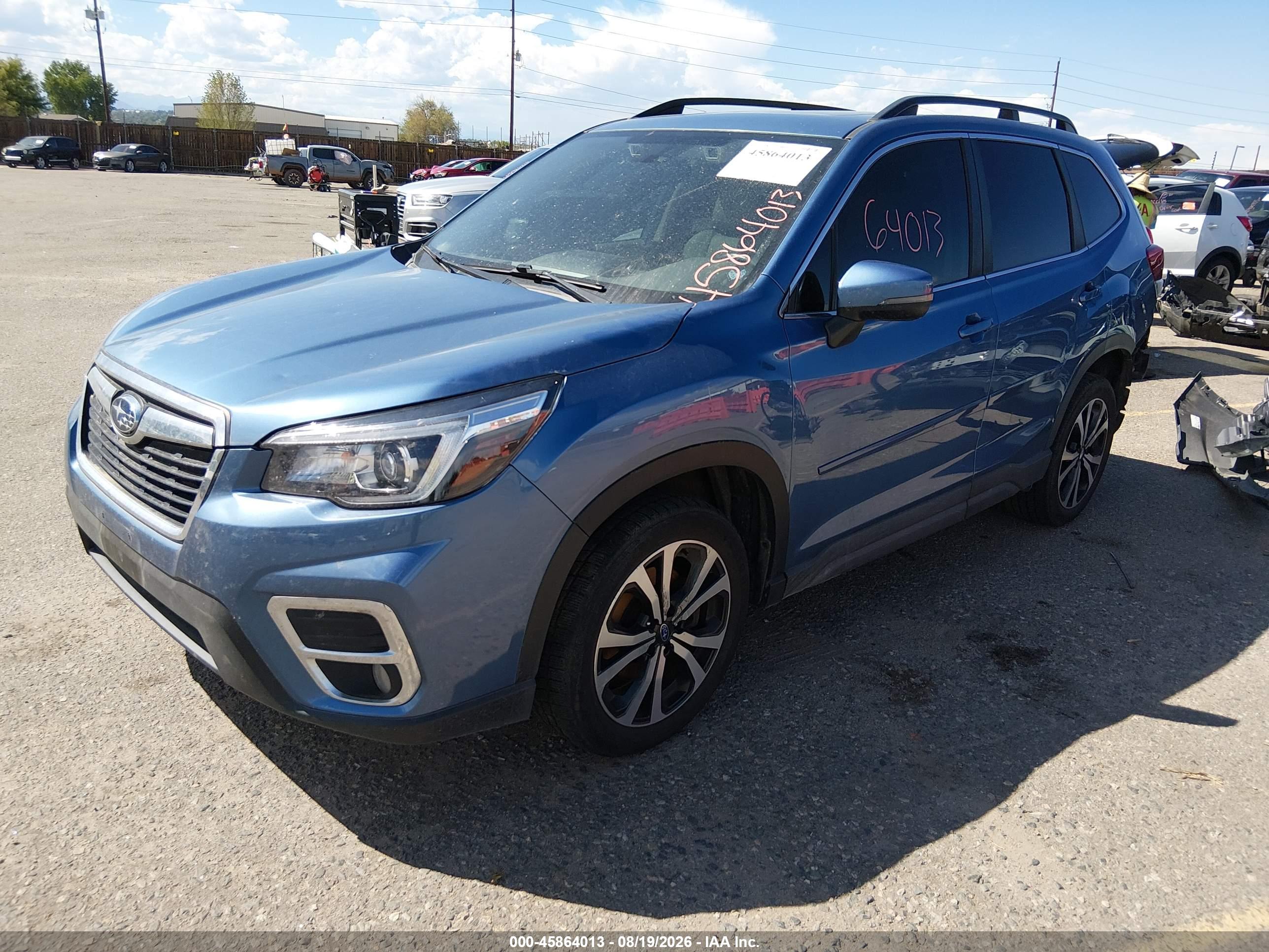 2019 SUBARU FORESTER LIMITED — I2