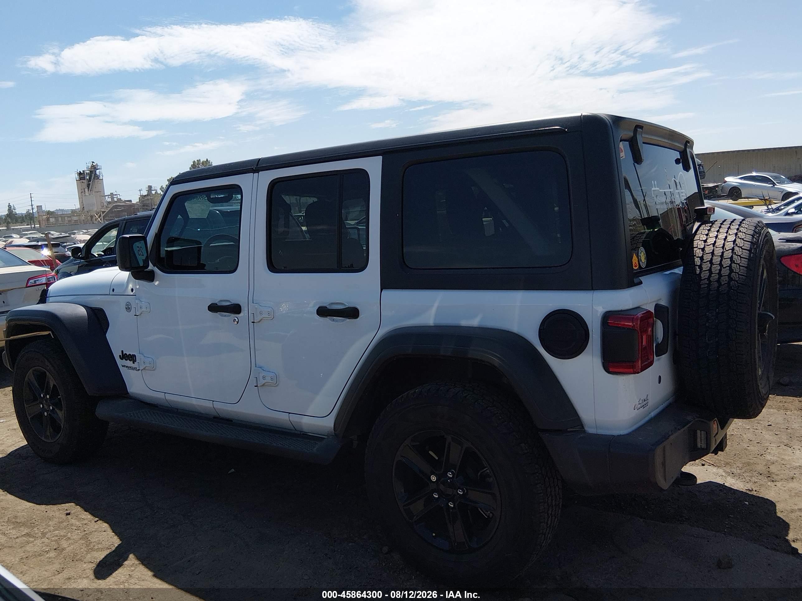 2019 JEEP WRANGLER UNLIMITED SPORT ALTITUDE 4X4