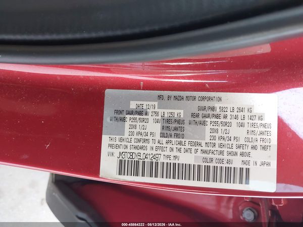 2020 MAZDA CX-9 GRAND TOURING