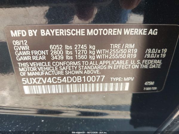 2013 BMW X5