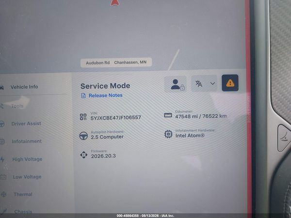 2018 TESLA MODEL X 100D/75D/P100D