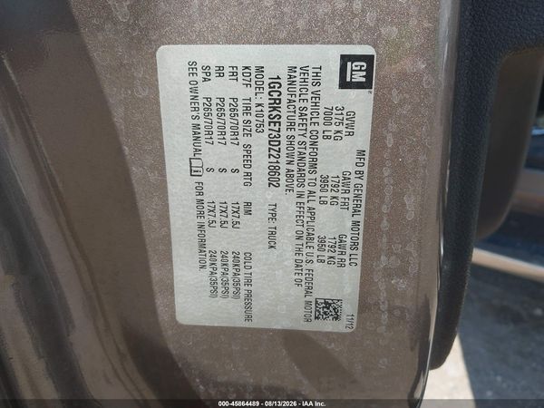 2013 CHEVROLET SILVERADO 1500 LT — I9